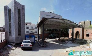 هواکش مترو پمپ بنزین دروازه دولت قبل از تخریب