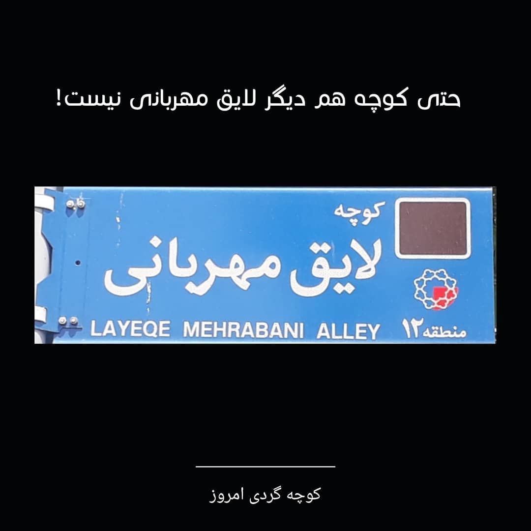 حتی کوچه هم لایق مهربانی نیست!